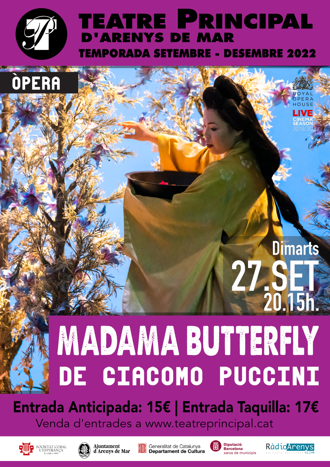 MADAMA BUTTERFLY Teatre Principal MADAMA BUTTERFLY Teatre Principal